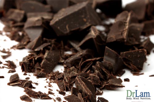 How dark chocolate is good for you and may help curb the symptoms of the stages of adrenal fatigue remember this study was done with chocolate containing 60% cacao