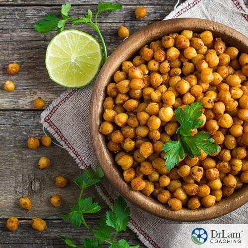 a bowl of chickpea benefits