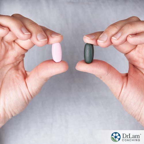 Two tablets of choline supplement