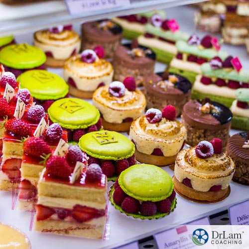assortment of pastries that can contribute to metabolic inner ear disorder