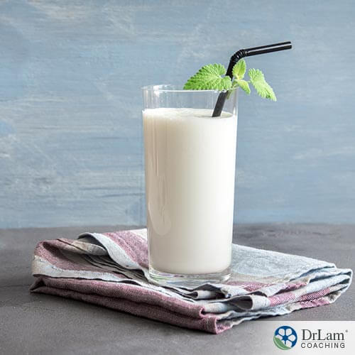 Improving digestion with probiotic milk