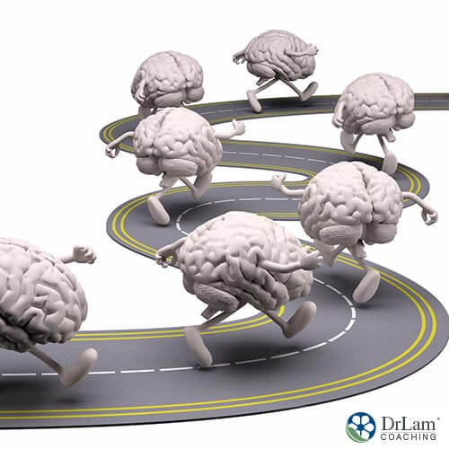 A image of a brain on the road to improve cognitive function