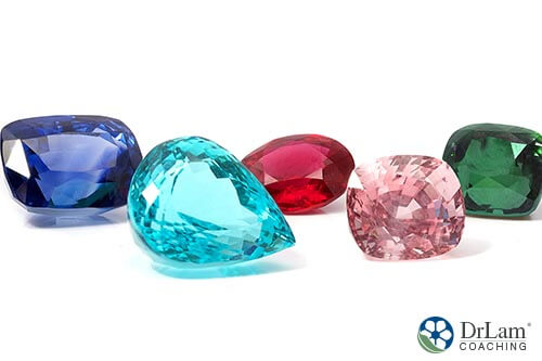an assortment of rare stones that can provide health Benefits of Jewelry
