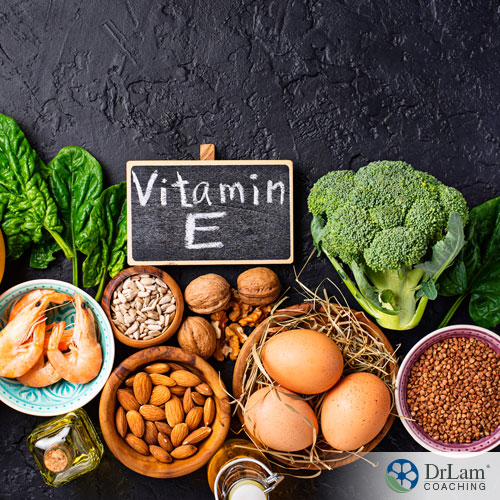 An image of foods to help with vitamin E deficiency
