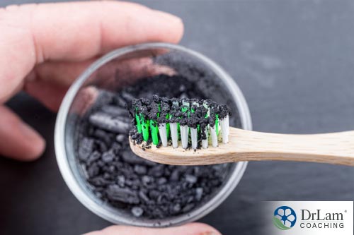 Benefits of activated charcoal - whitening your teeth