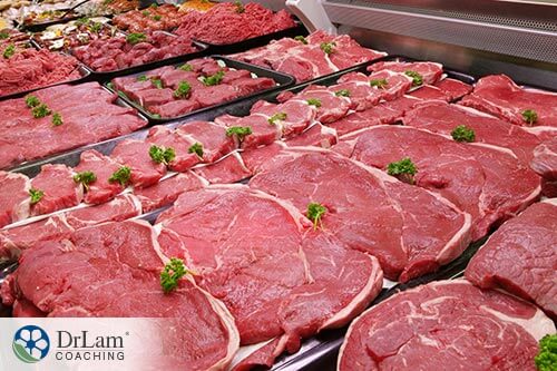Dietary protein and red meat