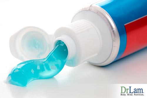 How a natural toothpaste is less toxic than an over the counter toothpaste