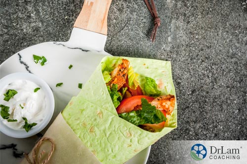 Avoiding healthy foods: Spinach wraps