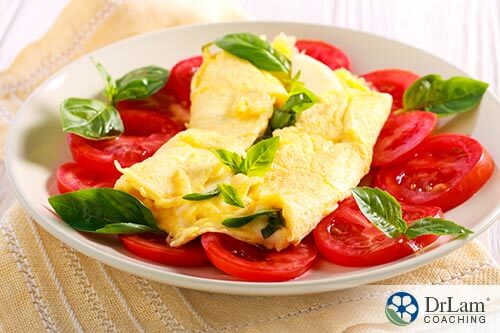picture of scrambled eggs giving carotenoid benefits