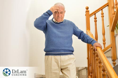  metabolic inner ear disorder can lead to dizziness. it is important to hold the hand rail while walking down stairs. 
