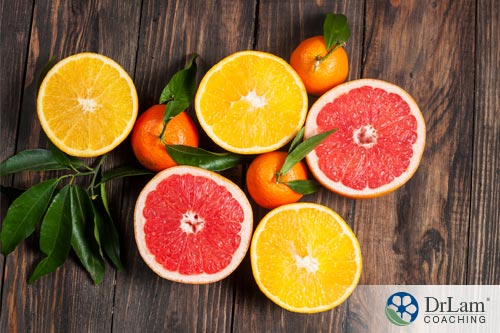 Nitric oxide and citrus fruits