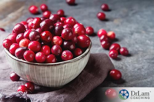 a bowl of cranberries is veryy good for bladder health