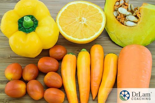 carotenoid benefits are found in many brightly colored vegetables