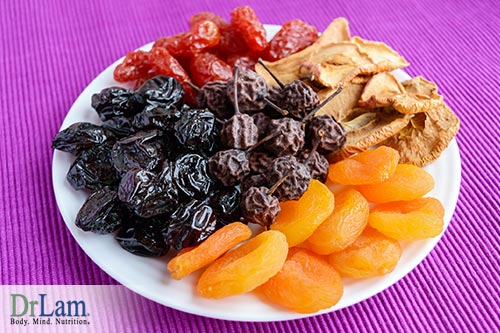 Iron-rich foods such as dried fruits can help with food cravings