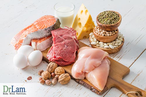 Improving the thyroid gland function with protein