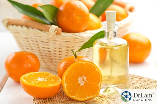 Relaxing essential oils: Orange essential oil