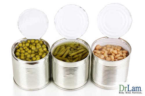 About natural medicine and processed/canned foods