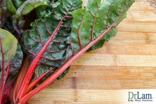 About Swiss Chard and key nutrients, especially vitamins K and A