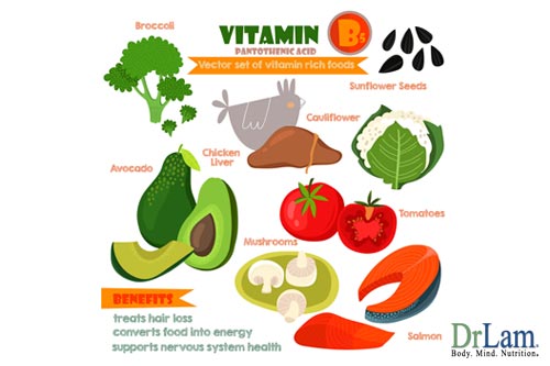 About Vitamin B5 and food