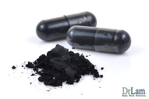Heavy metal poisoning can be removed by charcoal