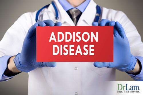 Addison's disease is also adrenal gland insufficiency