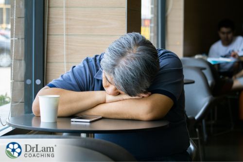An image of a man with ongoing fatigue