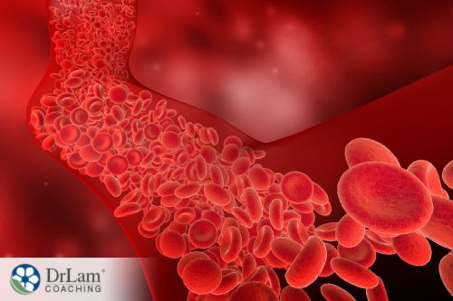 An image of a representation of red blood cells