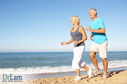 Benefits from jogging include going outdoors with loved ones