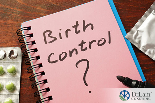 Word birth control written in a notepad