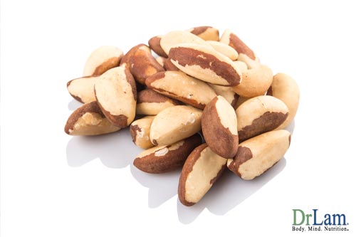 Brazil nuts contain selenium and elemental calcium
