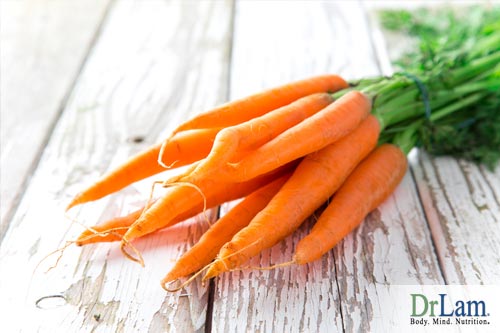 Carrots and the daily vitamin requirements