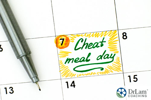 An image of a calendar with a cheat meal day scheduled