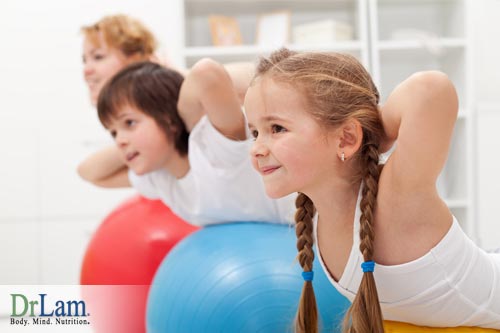 Child stress can be alleviated with stress relief exercises