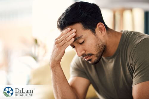 An image of an stressed man potential focus on brain health issues