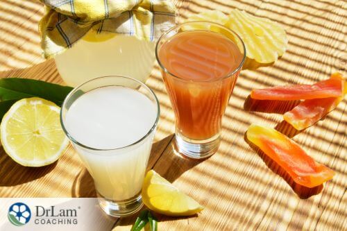 An image of probiotic drinks