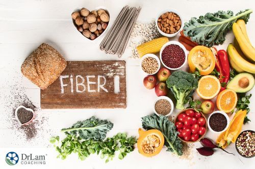 An image of high-fiber food