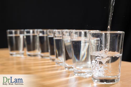 Drink 8 glasses a day to avoid early signs of dehydration