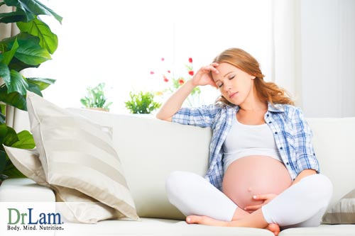 Fatigue during pregnancy and reproductive system function