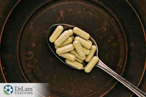 An image of a spoon full of supplements