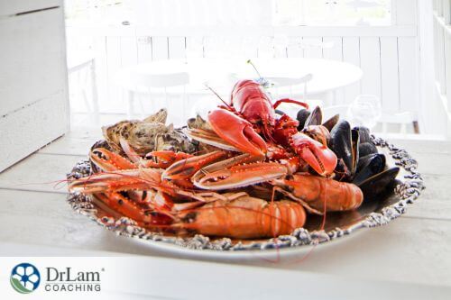 An image of various shellfish on a plate