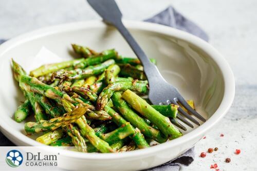 An image of asparagus in a bowl