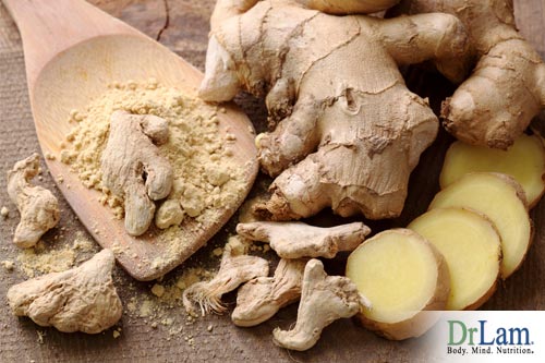 Natural blood thinners such as ginger