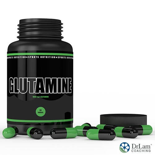 Glutamine Supplement Bottle