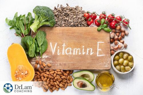 An image of vitamin E rich foods