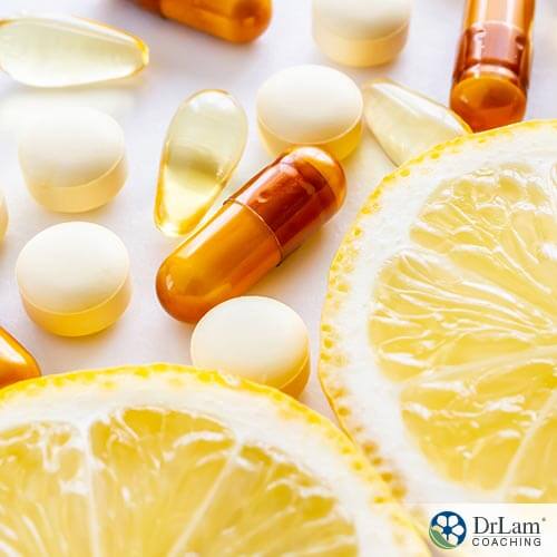 An image of vitamin supplements for CMV