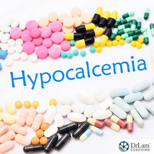An image of the word Hypercalcemia surrounded by different supplements