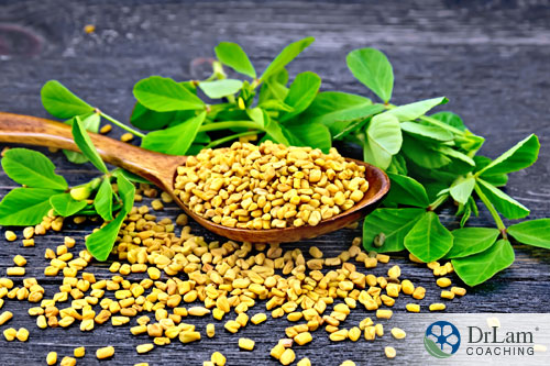 An image of fenugreek in its natural form