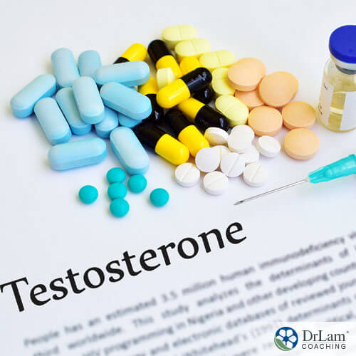 An image of a document about testosterone and different treatments