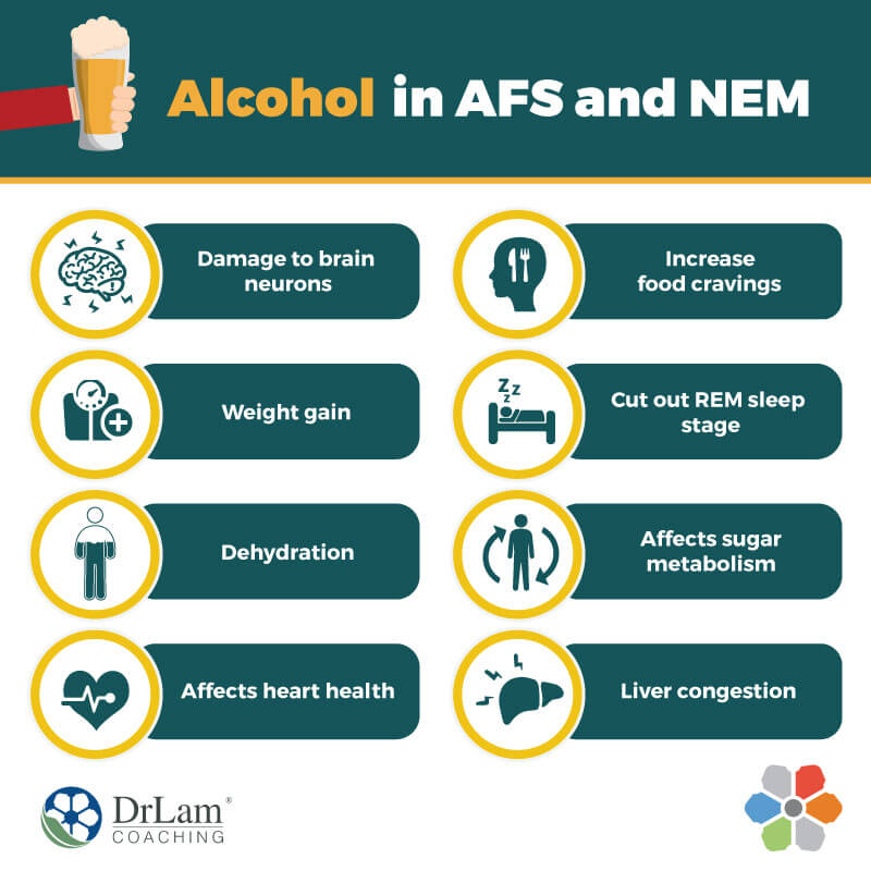 Check out this easy to understand infographic about alcohol and adrenal fatigue