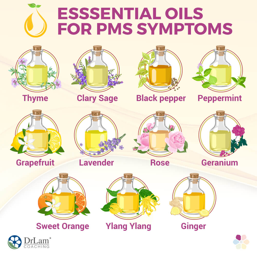 Esssential Oils for PMS Symptoms